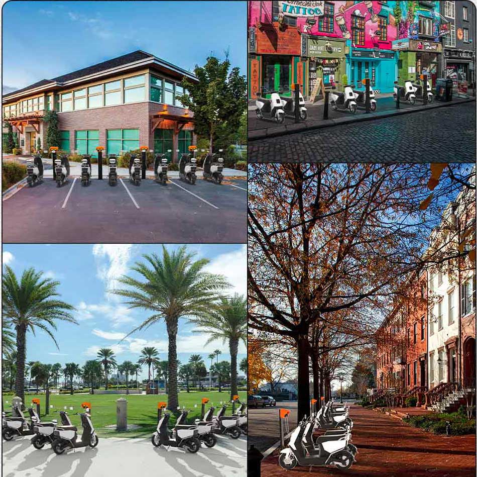 非機動車智能充電樁的多場景應用